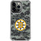 NHL Boston Bruins Camo iPhone 15 Pro Clear Case
